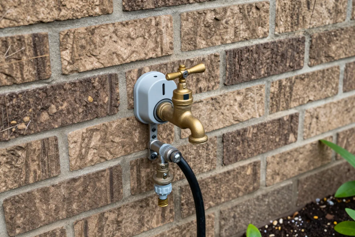 A faucet with a timer, filter and pressure regulator for drip irrigation