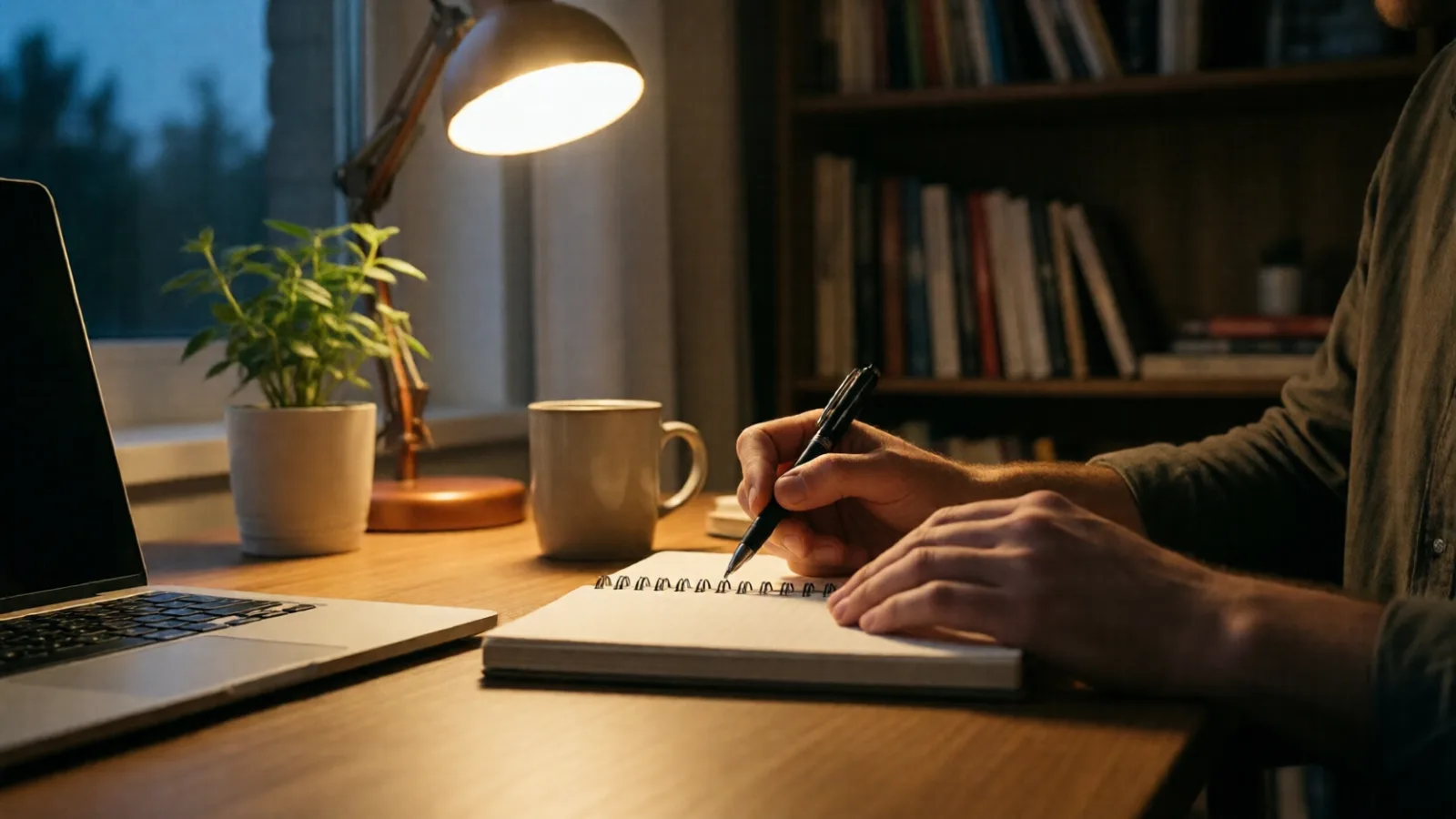 Planning to open an investment account at a home desk